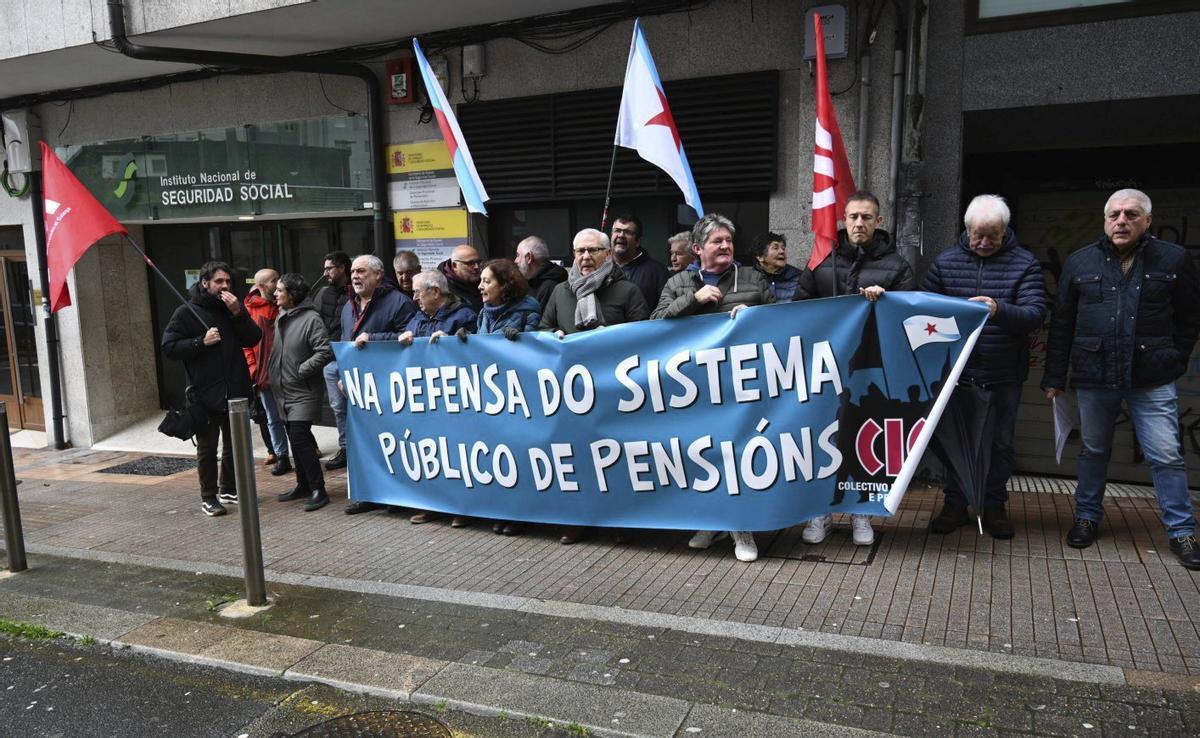 Movilización de la CIG para que se revaloricen las pensiones | RAFA VÁZQUEZ