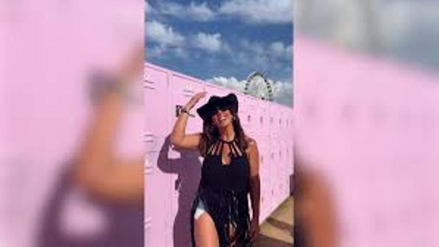 Anabel Pantoja disfruta de Las Vegas dándolo todo en el Festival Coachella