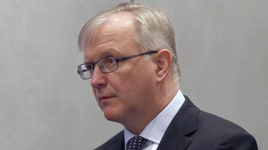 El vicepresidente de la Comisión Europea y responsable de Asuntos Económicos y Monetarios, Olli Rehn