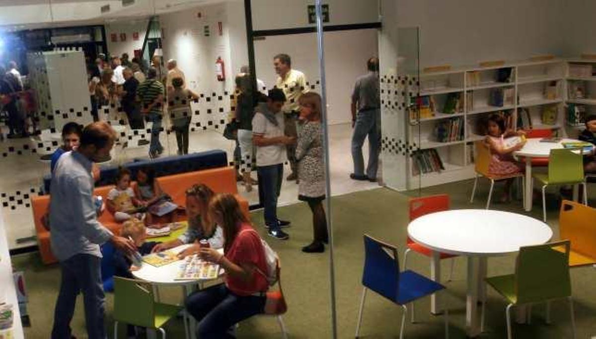 La sala infantil de lectura de la nueva biblioteca.