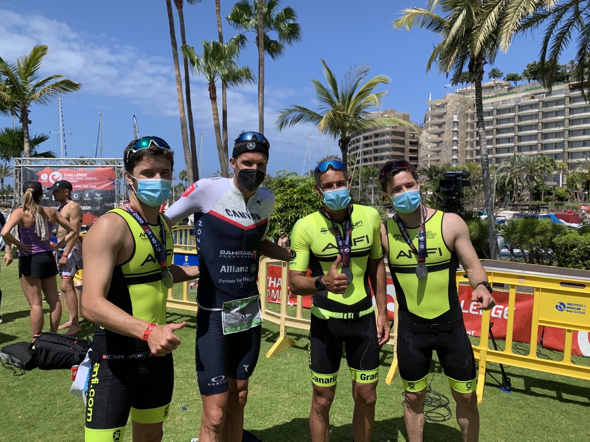 Jan Frodeno y Nicola Spirig, campeones del Anfi Challenge Mogán Gran Canaria