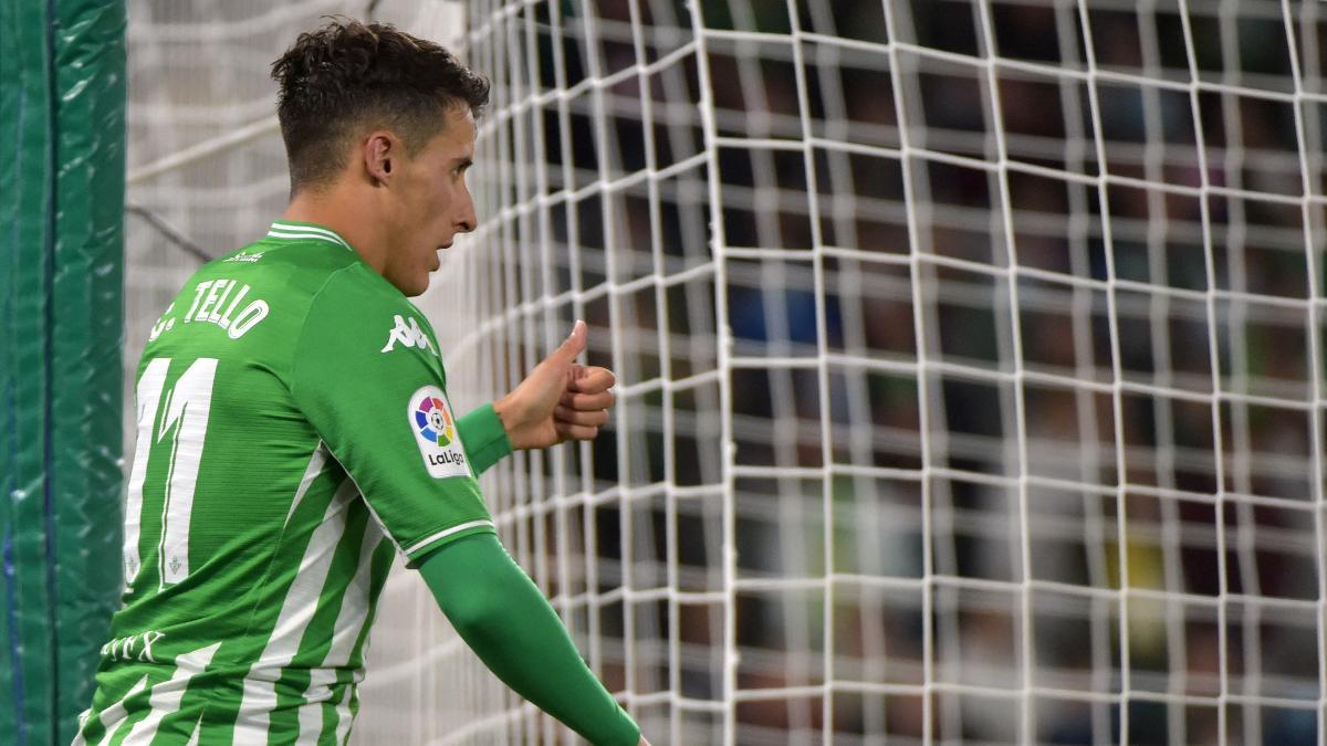 Tello podría abandonar el Betis a final de temporada