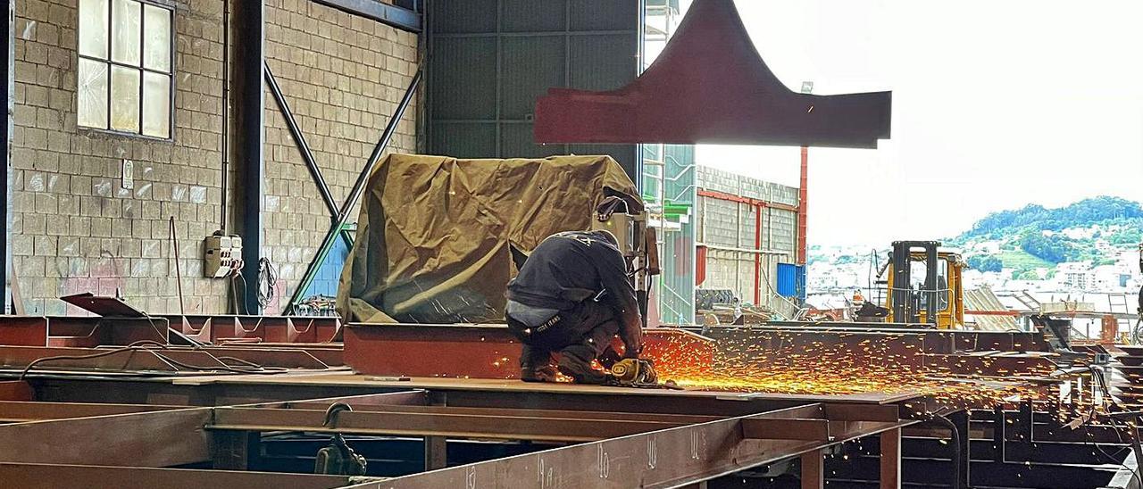 Trabajos previos realizados en las instalaciones de Xunqueira en Moaña. | // FDV