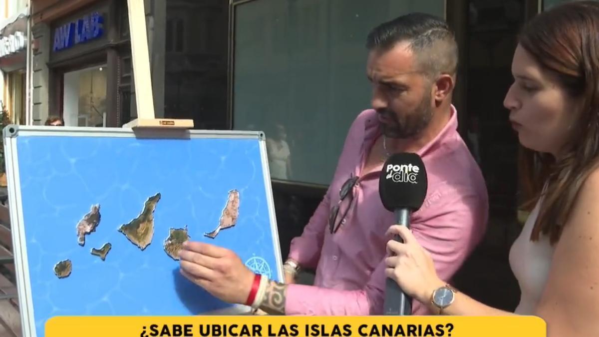 ¿Saben los canarios ubicar las islas en el mar?