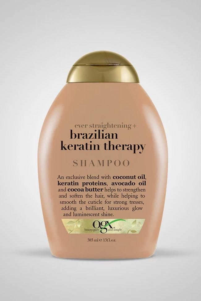 Champú con queratina para acabar con el encrespamiento del pelo, de OGX