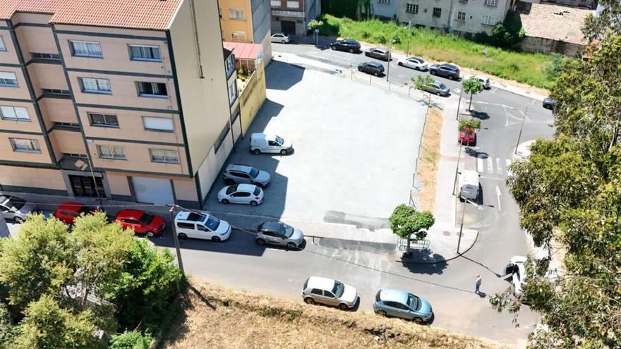 Nuevo aparcamiento provisional entre O Rodo y Ponte.