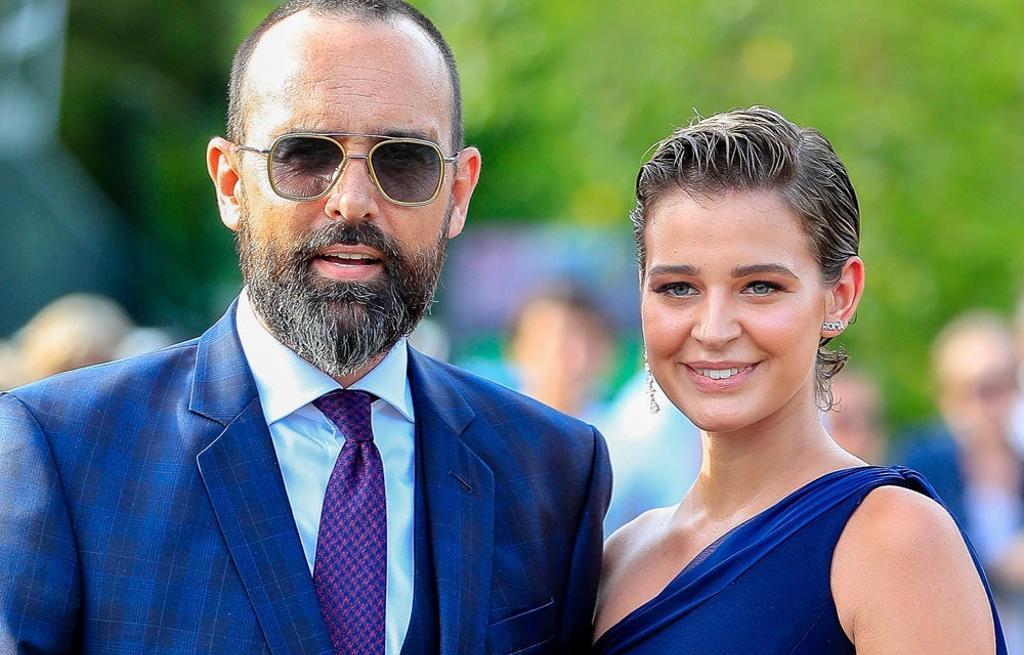 Laura Escanes y Risto Mejide en la boda de María Pombo