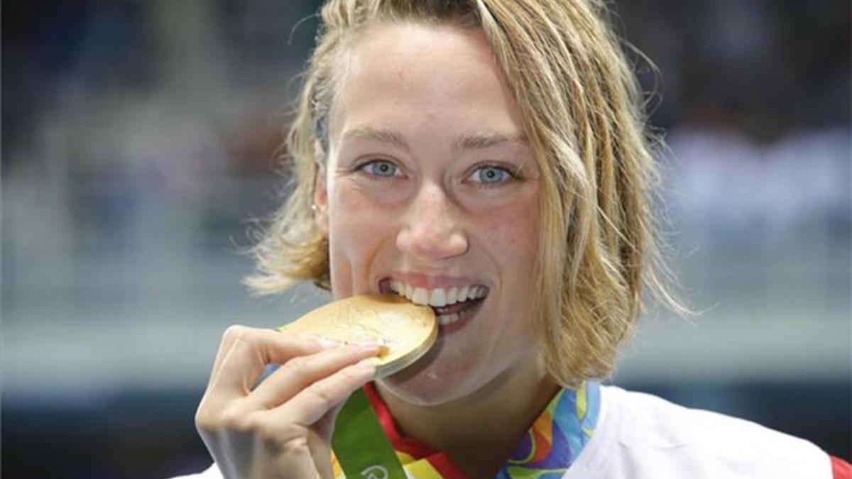 Mireia Belmonte cumplió el gran sueño de conseguir un oro olímpico.