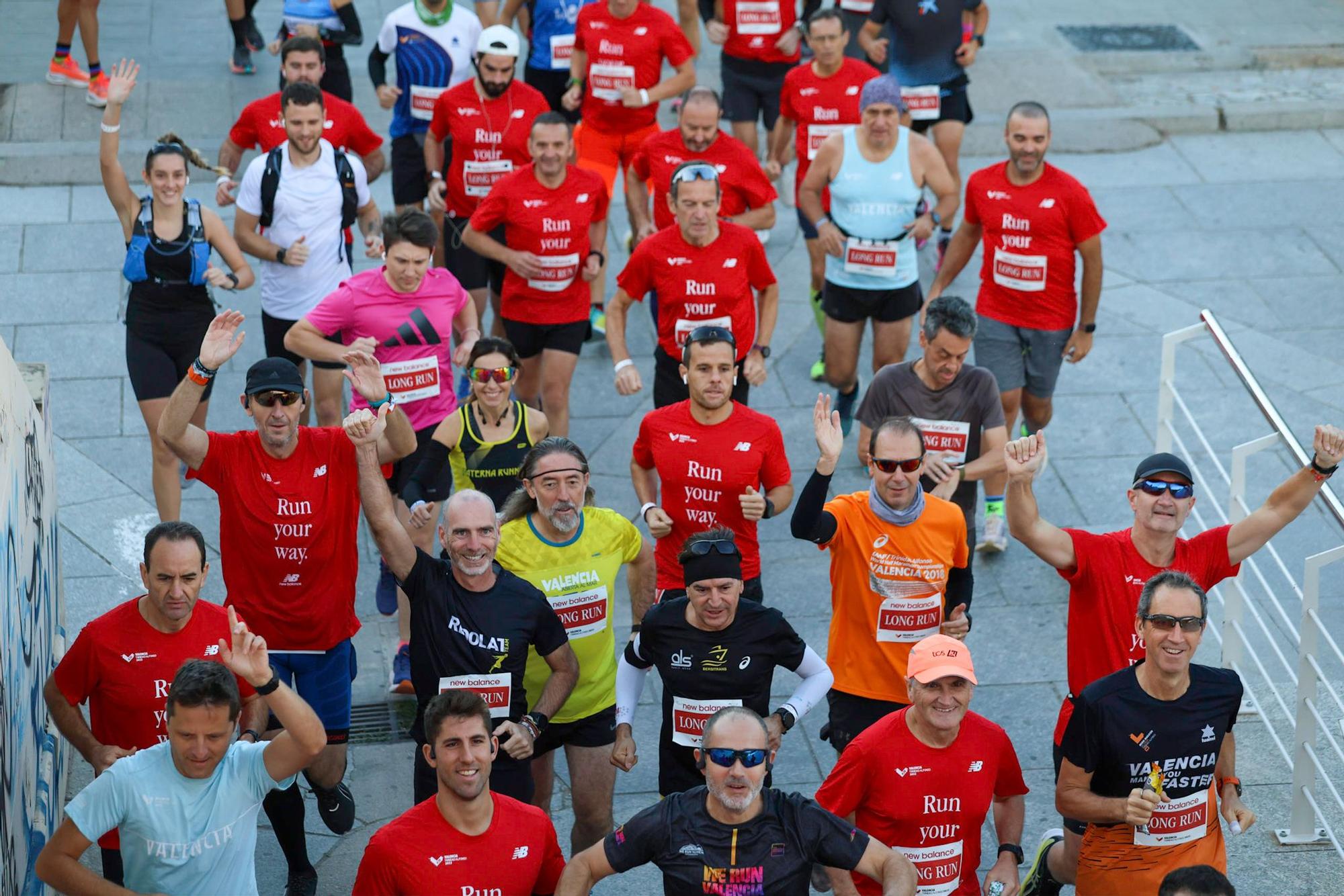 Entrenamiento long Run New Balance previo a la Maratón de Valencia