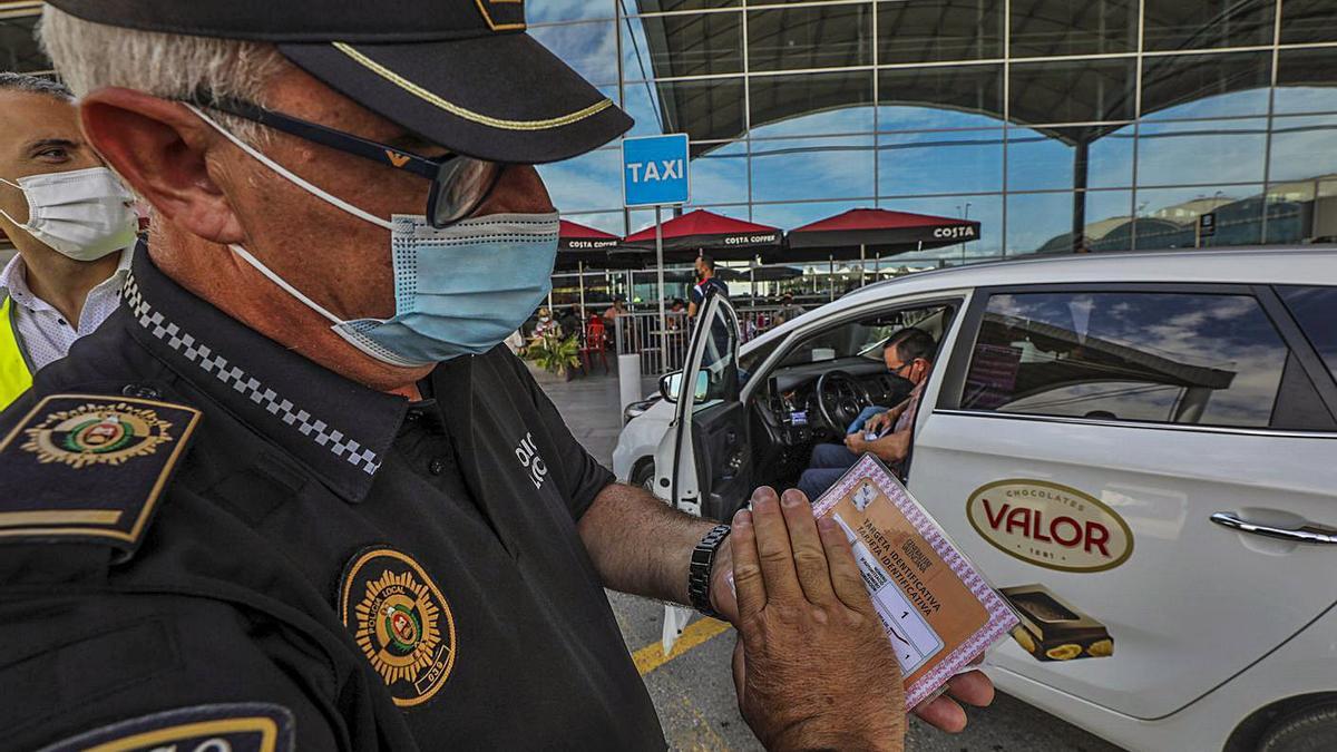 Transporte a raya en la terminal