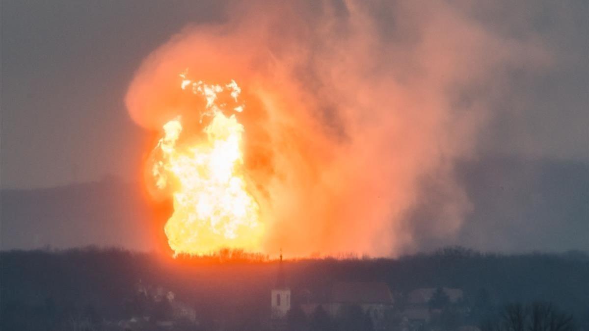 La explosión se ha producido este martes en la planta de distribución de gas de Baumgarten.