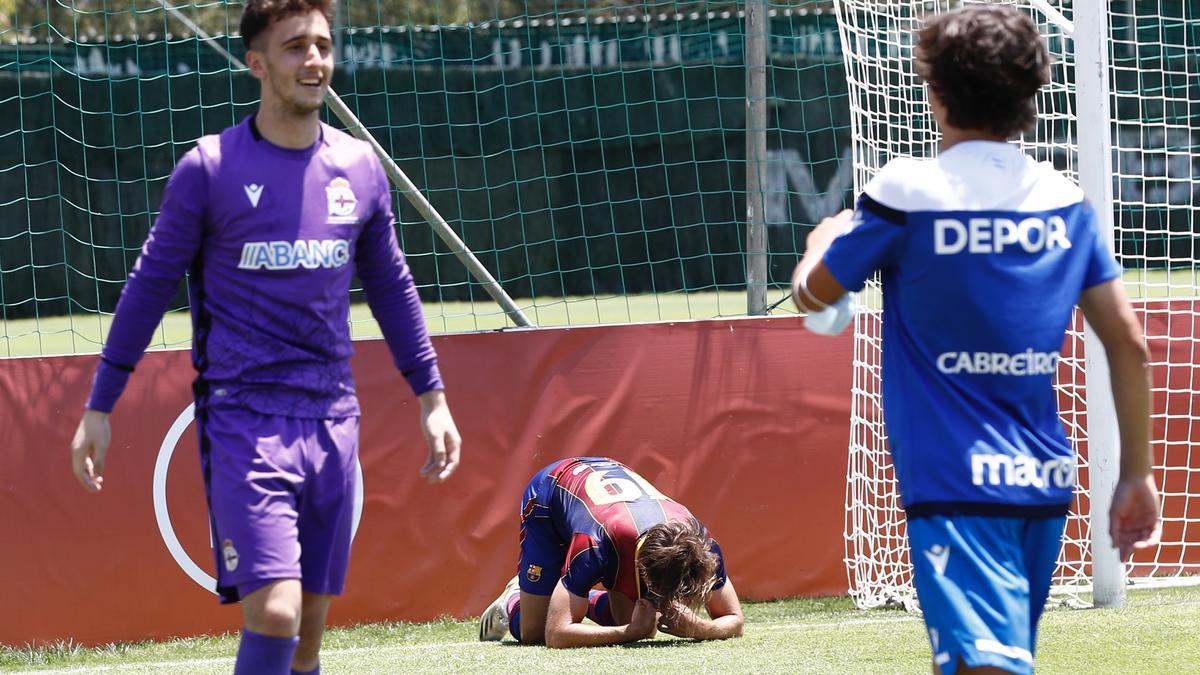 El Dépor le gana al Barcelona la final de la Copa de Campeones y es el mejor juvenil de España