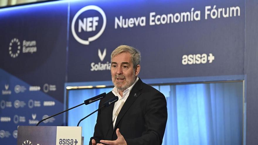 Clavijo cuestiona la presidencia de Aena y reclama más participación de Canarias en los aeropuertos