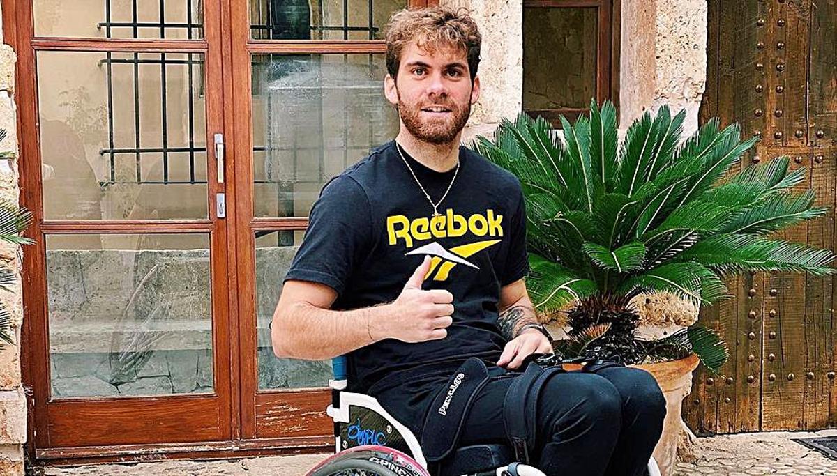 Rubén Nova ya  tiene su nueva  silla de ruedas