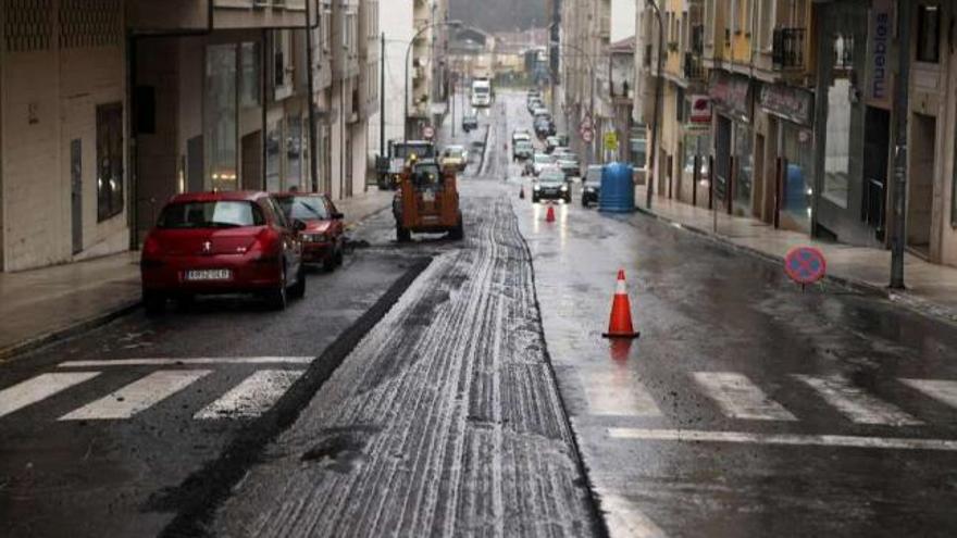 Imagen del estado del vial en la mañana de ayer.  // Bernabé/Luismy