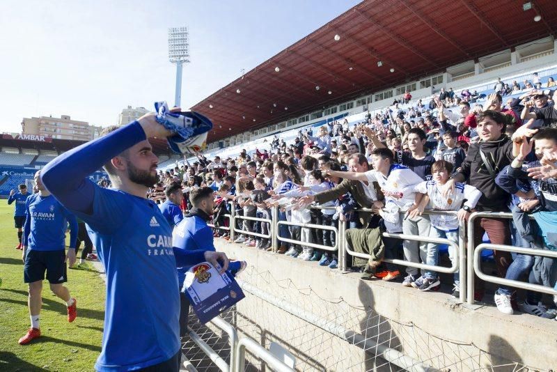 Entrenamiento de puertas abiertas del Real Zaragoza