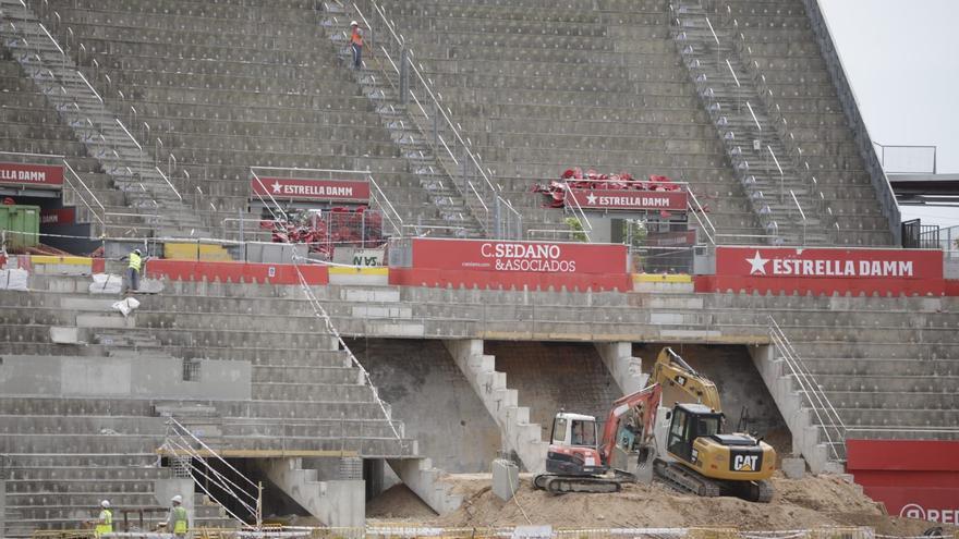 El aforo de Son Moix para la próxima temporada se reducirá a 19.000 asientos