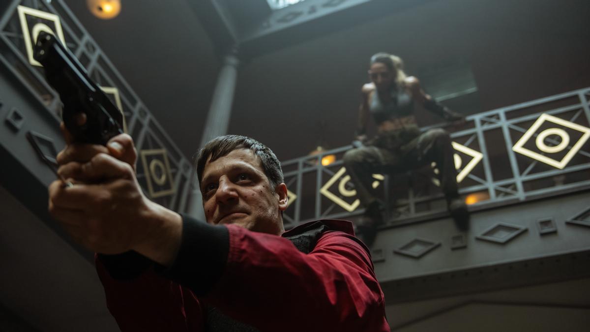 Una imagen de los episodios finales de &#039;La casa de papel&#039;.