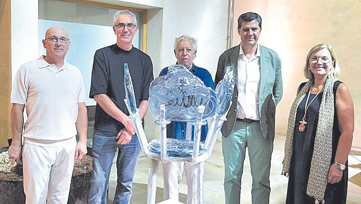 Pere Joan Planas, Horacio Sapere, Jaume Bauzá y Ricarda Vicens.