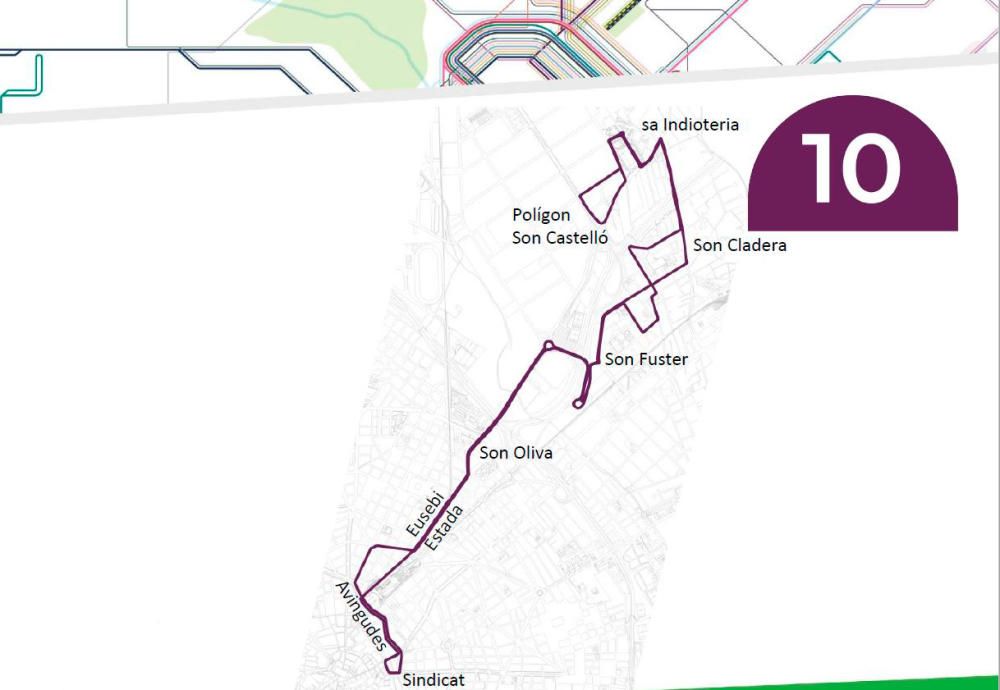 Consulta las nuevas líneas de autobuses de Palma