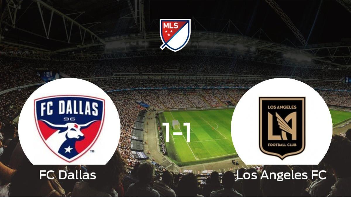 El FC Dallas y el Los Angeles FC consiguen un punto tras empatar a 1 en su último partido