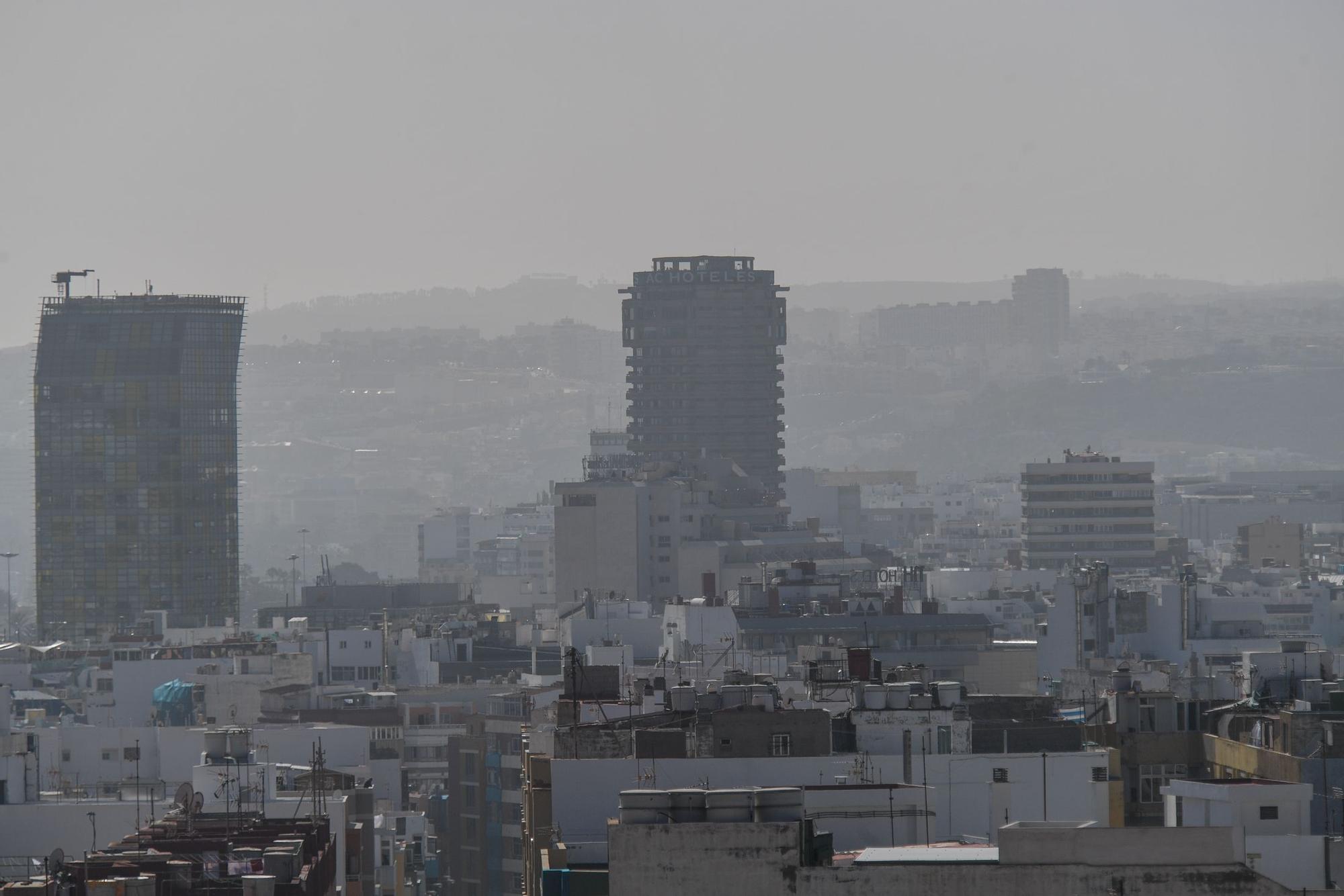 Calima en Las Palmas de Gran Canaria (29/12/2021)