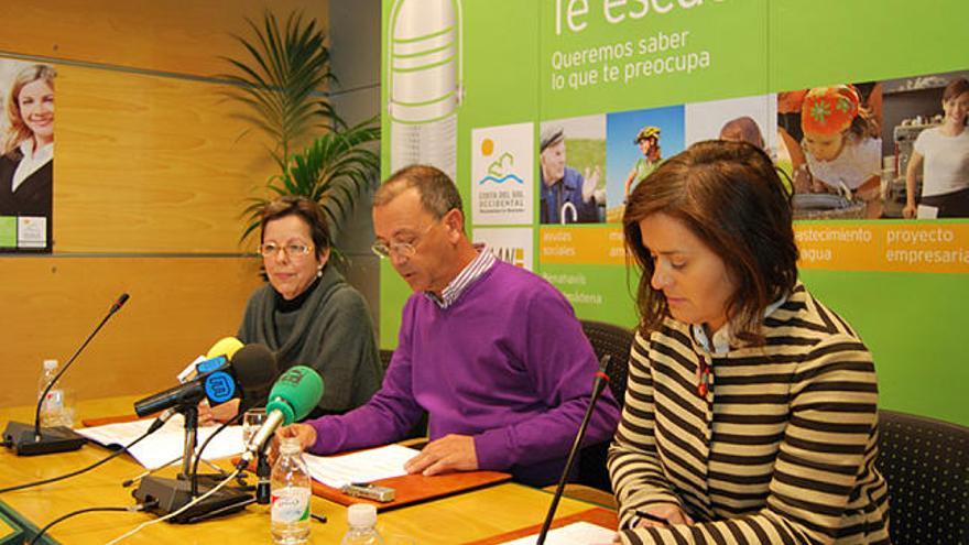 Presentación. Sánchez y Ruiz, ayer, durante el evento.