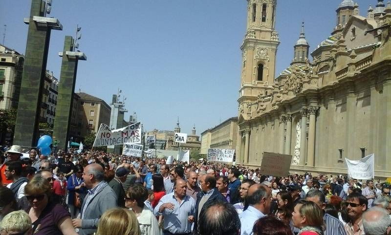 Fotogalería de la protesta de los afectados por las riadas