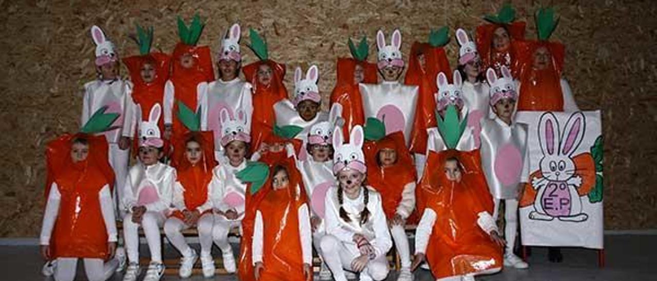 Los conejos de 2º de Primaria.