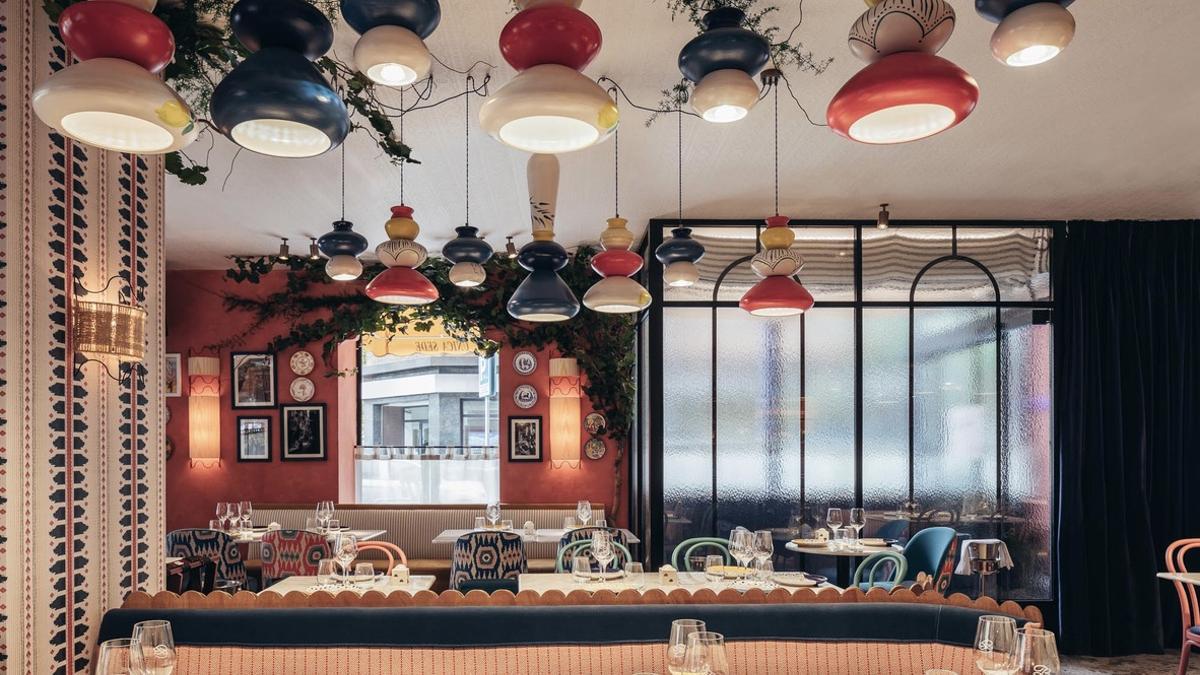 La decoración de Baldoria es uno de sus muchos aciertos.