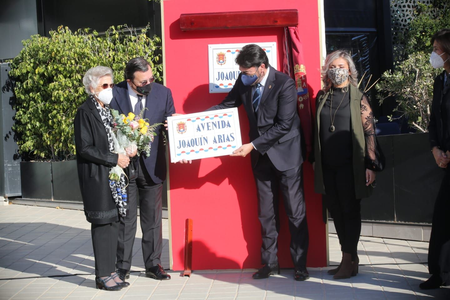 Inauguración en Alicante de la avenida Joaquín Arias