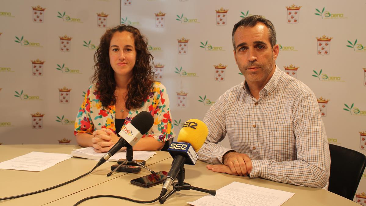 Cristina Vidal y José Andrés García, durante la rueda de prensa.