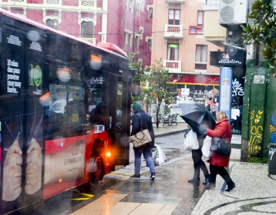 Las imágenes del temporal en A Coruña este sábado