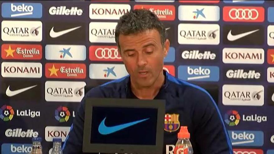 Luis Enrique: "Piqué puede ser lo que quiera en el Barcelona"