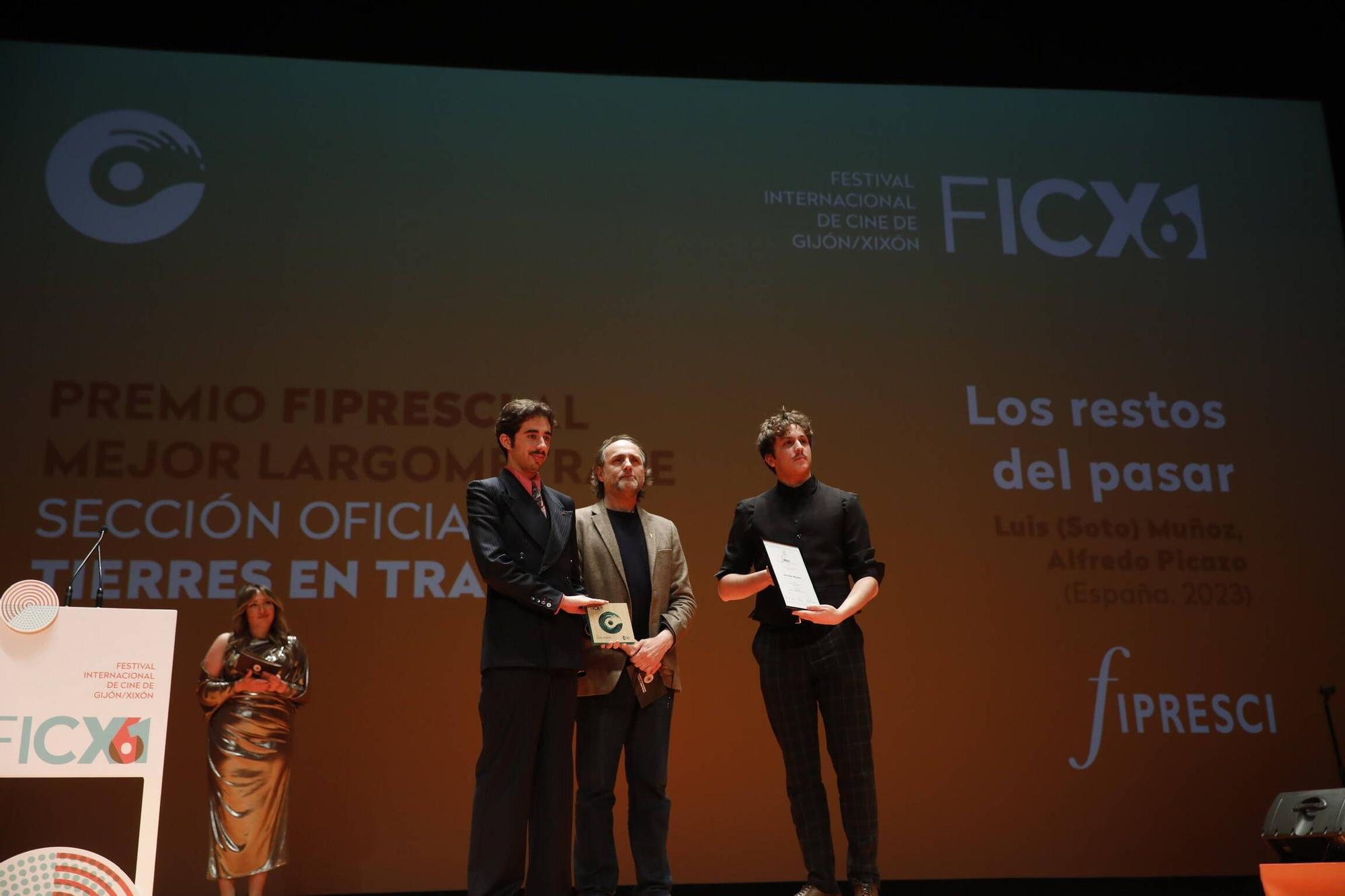 EN IMÁGENES: Acto de clausura del Festival Internacional de Cine de Gijón (FICX)