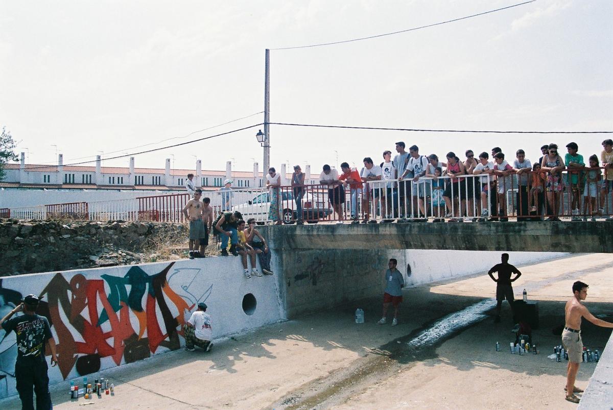 Exhibición de grafiti, 1997.