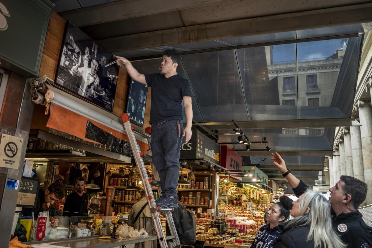 El antiguo Pinotxo de la Boqueria se convierte en El Mític Bar pero utiliza al icónico fundador