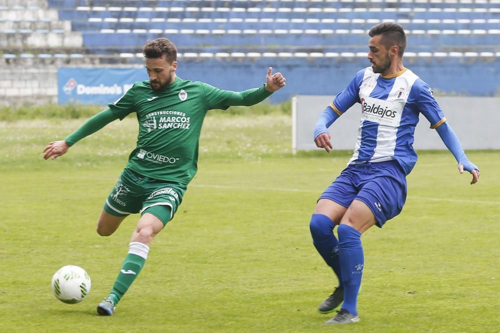 El partido entre el Real Avilés y el Covadonga, en imágenes