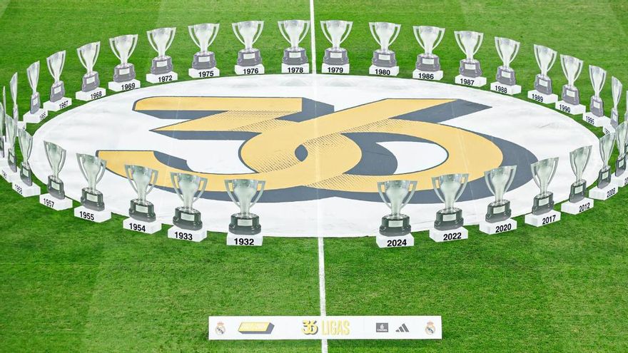 El Real Madrid ofrece a su afición el trofeo de Liga del alirón en diferido