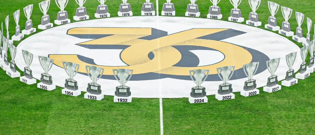 El Real Madrid ofrece a su afición el trofeo de Liga del alirón en diferido