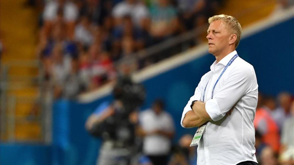 Heimir Hallgrímsson estuvo siete años con la selección de Islandia, tras entrar en 2011 como ayudante del sueco Lars Lagerbäck