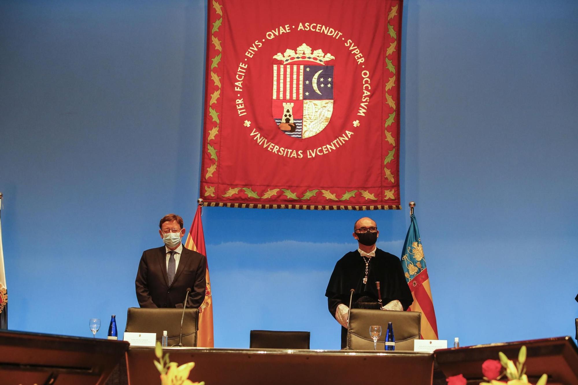 La Universidad de Alicante acoge la apertura del curso universitario de la Comunidad Valenciana