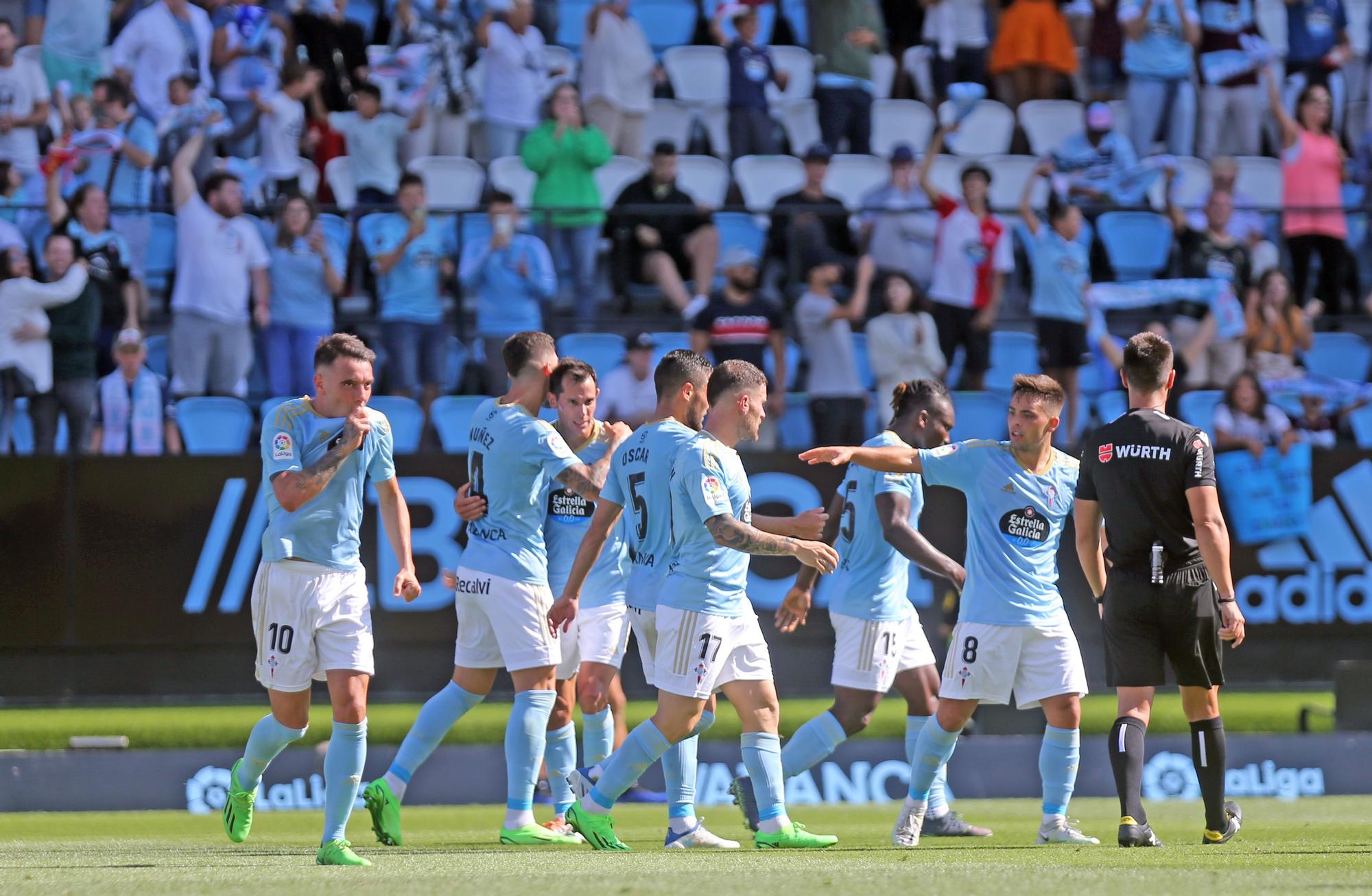 Las mejores imágenes del encuentro del Celta ante el Espanyol