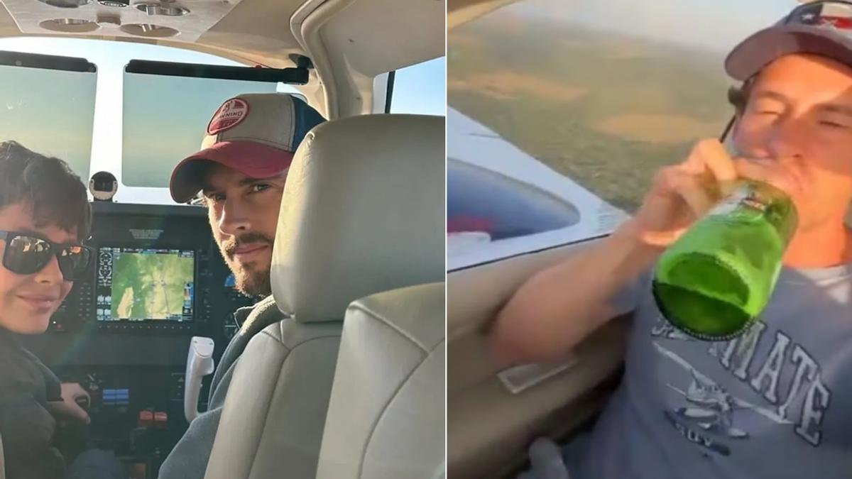 Mueren padre e hijo en un accidente de avión: el niño pilotaba mientras él tomaba cerveza