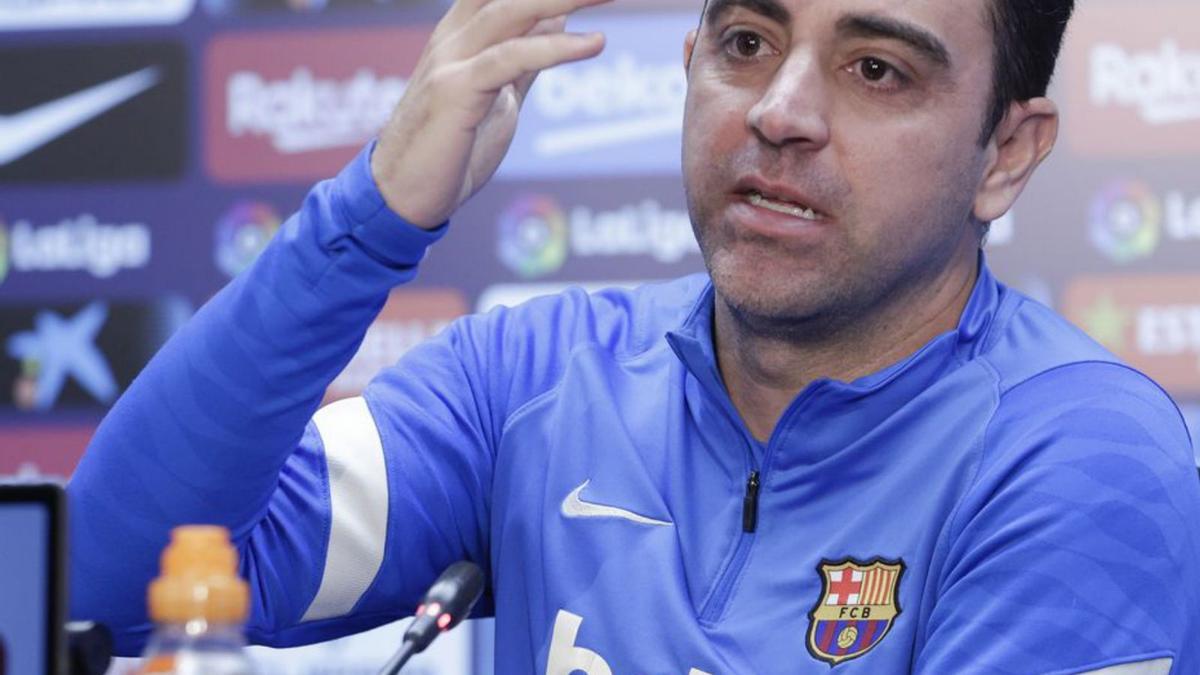 Xavi Hernández, entrenador del Barça.  | EFE/QUIQUE GARCÍA