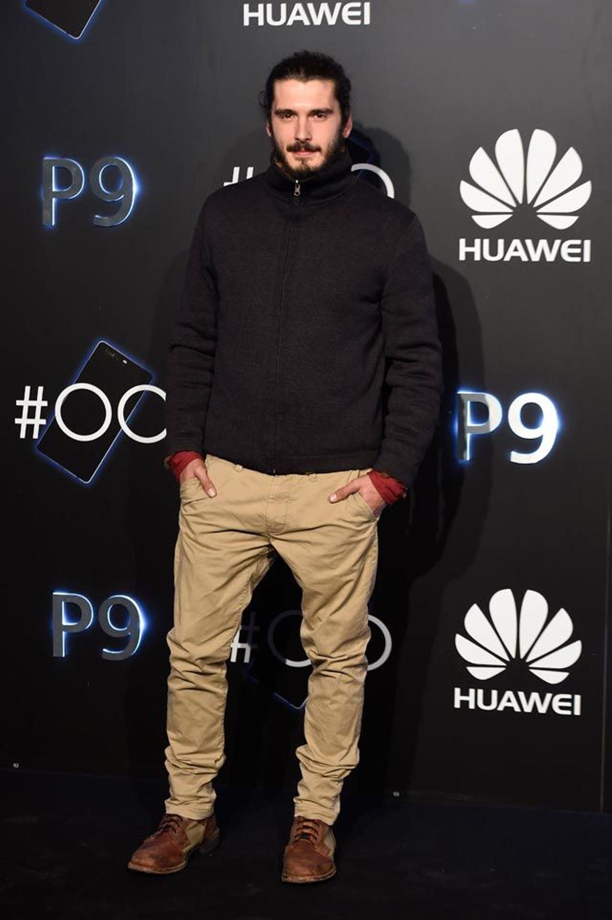 Yon González, en la fiesta de presentación del Huawei P9 en Madrid.