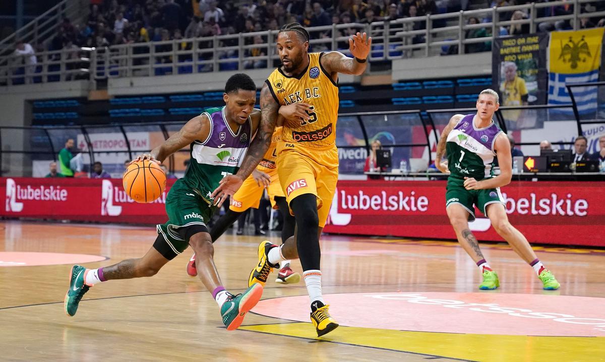 El AEK de Atenas - Unicaja, en imágenes
