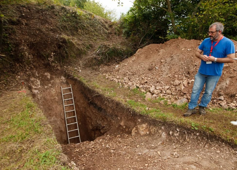Excavación en el castro de Boinas
