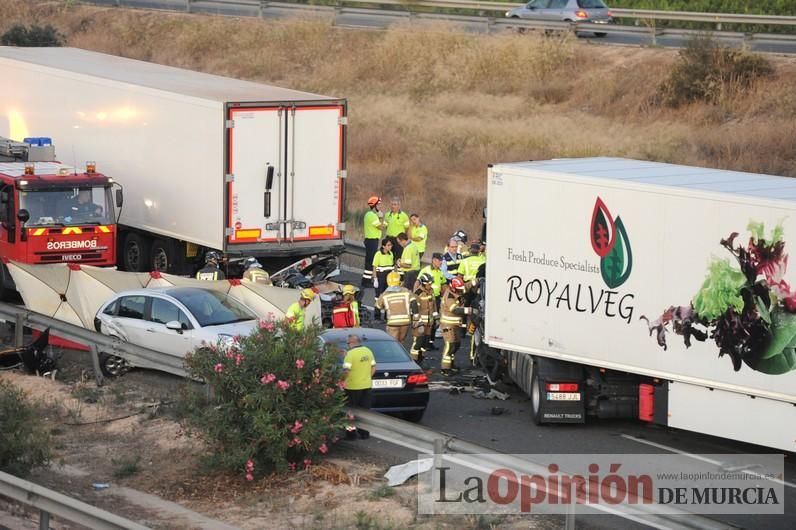 Grave accidente en Sangonera la Seca