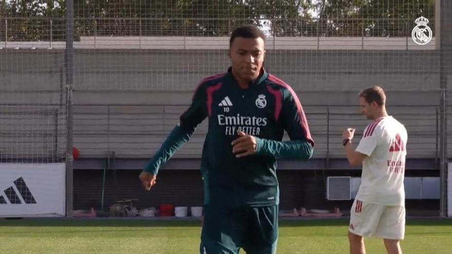 Mbappe ya se entrena en Valdebebas